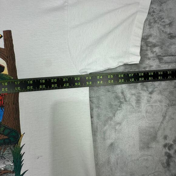 Distressed Vintage 80’s Jean Lafitte Swamp Tours Pirate Crocodile T-shirt  XL - Picture 6 of 8